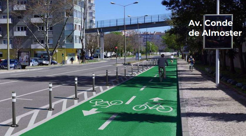Post-Covid Lisbon: more bikes, bigger sidewalks and terraces and pedestrian-only streets